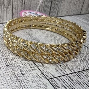 Pinky Elegant Gold and Silver Women's Bracelet